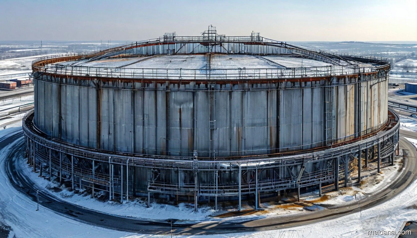 Антидроновая защита резервуара РВС-50000 Барвихе — ЗОК ЗАСЛОН по СП 542